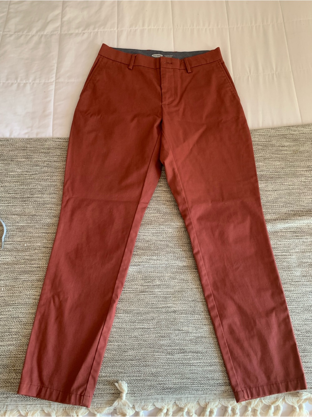 Old Navy Men's Rust Red Chinos